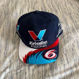 Mark Matin #6 Velcro Adjustable Hat NASCAR Racing Free Ship